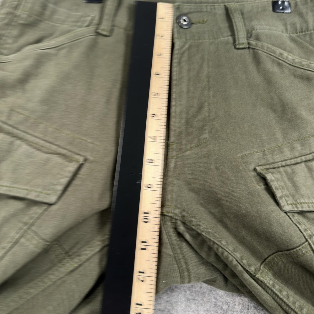 G-Star RAW Pants Mens 35x29 (Tag 32x32) Green Cargo 3D Regular Tapered Denim - Picture 7 of 16